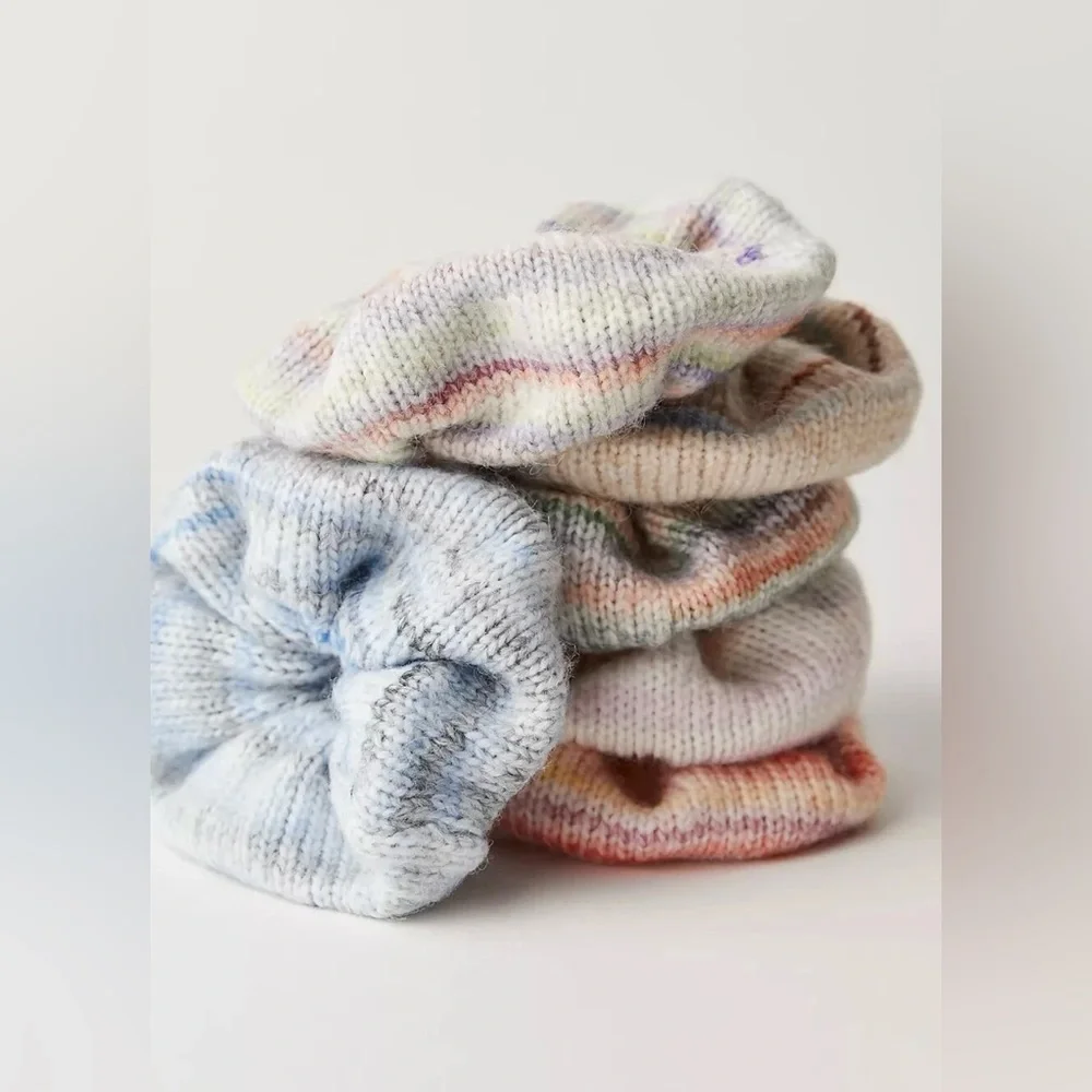 Free People Nina Jumbo Scrunchie Oversized Silhouette in Rainbow